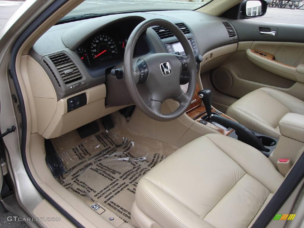 2003 Accord EX V6 Sedan - Desert Mist Metallic / Ivory photo #20