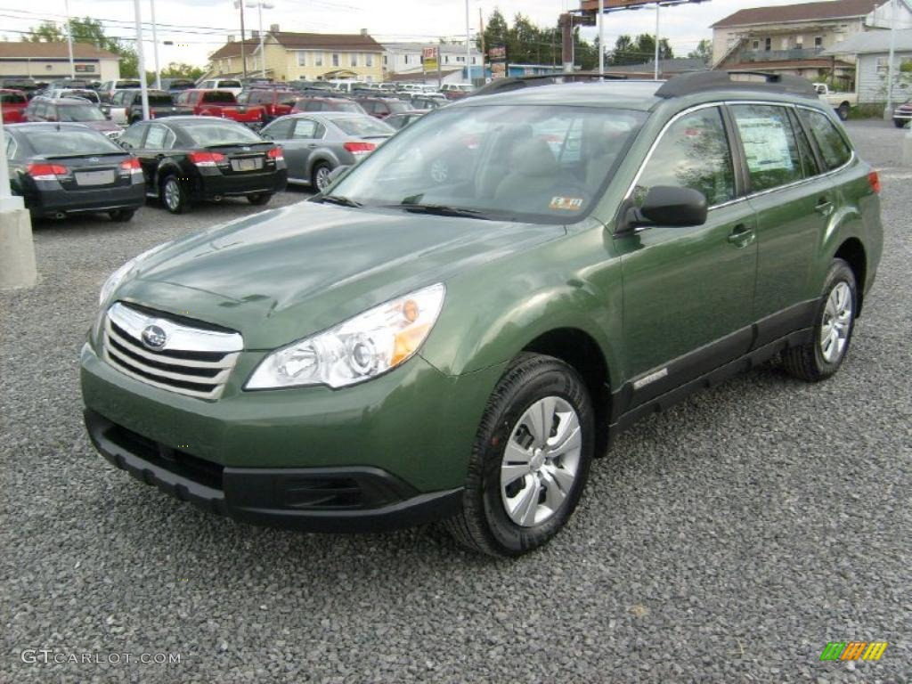 Cypress Green Pearl 2011 Subaru Outback 2.5i Wagon Exterior Photo #49078868