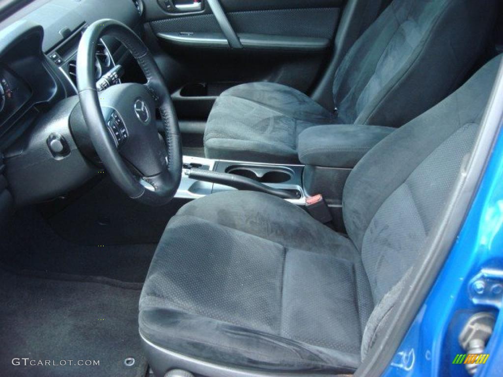 Black Interior 2008 Mazda MAZDA6 i Touring Hatchback Photo #49078979