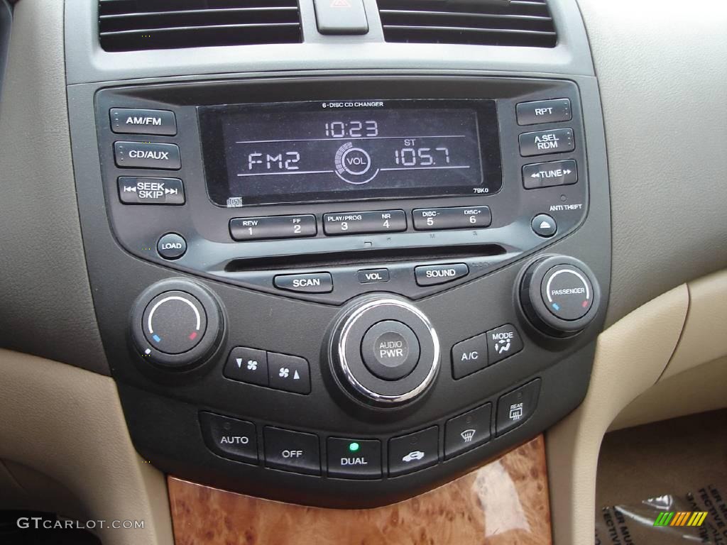 2003 Accord EX V6 Sedan - Desert Mist Metallic / Ivory photo #23