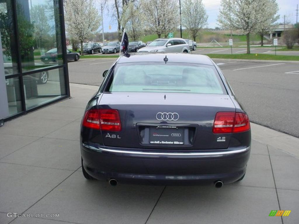 2008 A8 L 4.2 quattro - Oyster Gray Metallic / Cardamom Beige photo #4