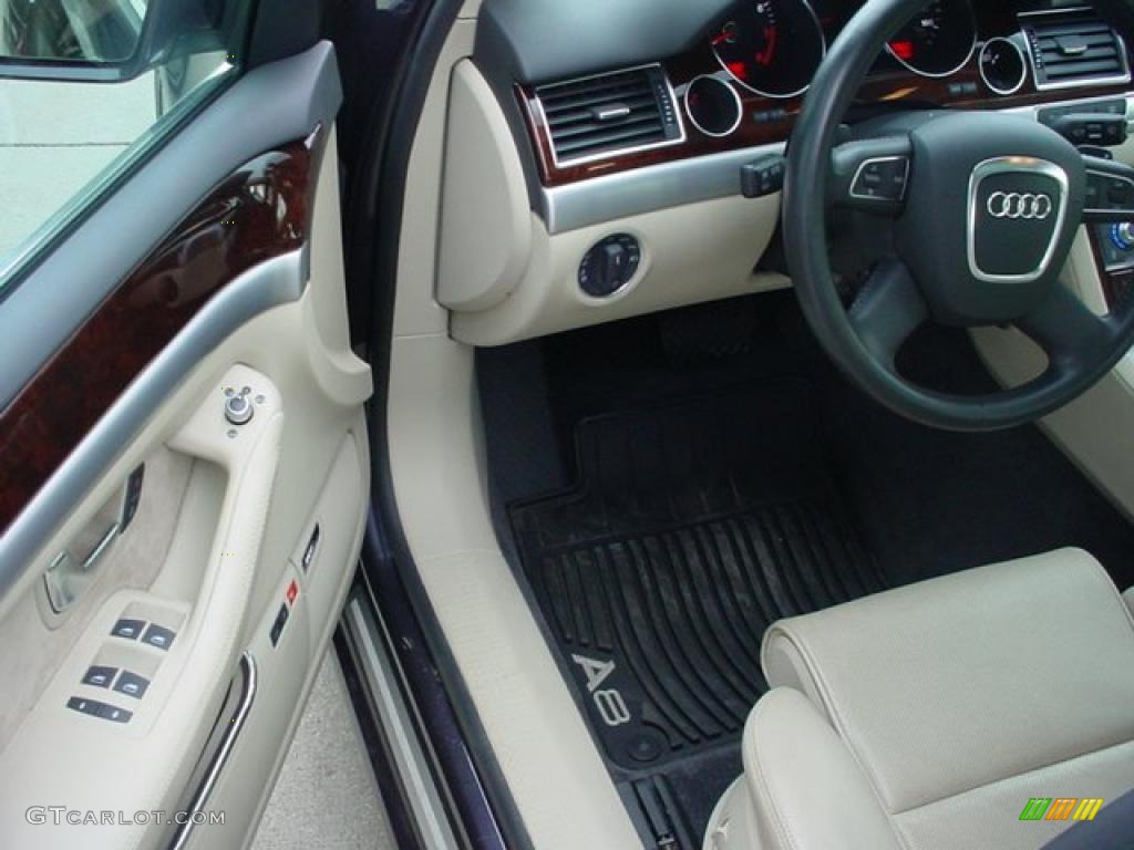 2008 A8 L 4.2 quattro - Oyster Gray Metallic / Cardamom Beige photo #5