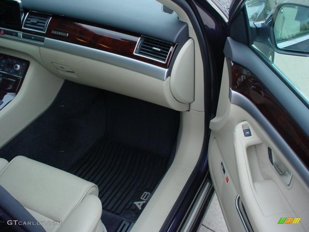 2008 A8 L 4.2 quattro - Oyster Gray Metallic / Cardamom Beige photo #6