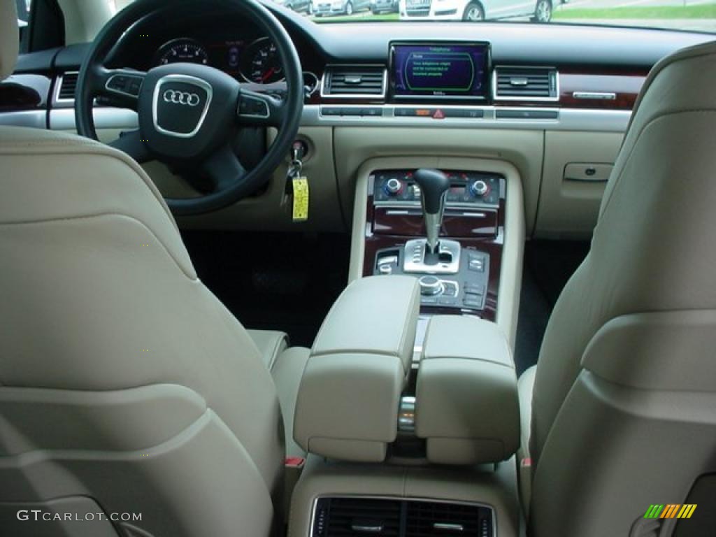2008 A8 L 4.2 quattro - Oyster Gray Metallic / Cardamom Beige photo #7