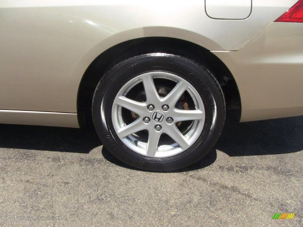 2003 Accord EX V6 Coupe - Desert Mist Metallic / Ivory photo #2