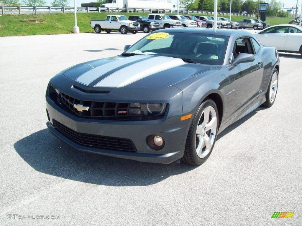 Cyber Gray Metallic 2010 Chevrolet Camaro SS/RS Coupe Exterior Photo #49079714