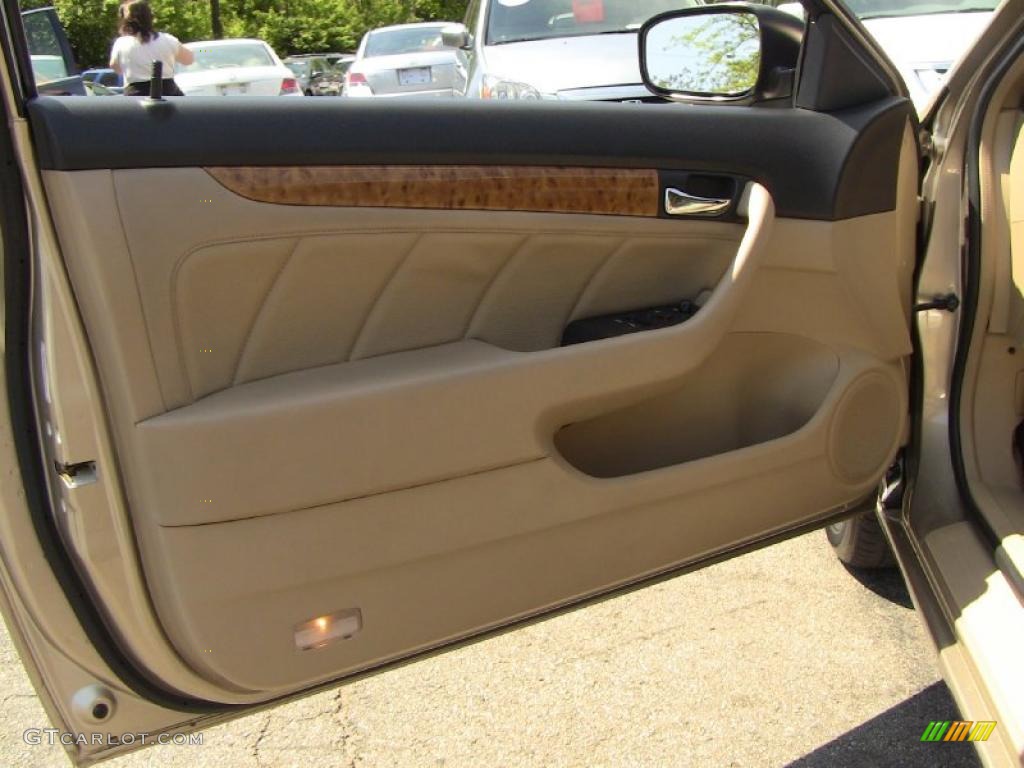 2003 Accord EX V6 Coupe - Desert Mist Metallic / Ivory photo #11