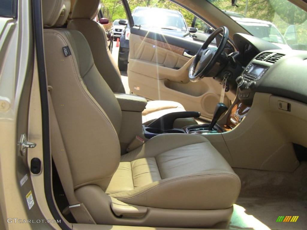 2003 Accord EX V6 Coupe - Desert Mist Metallic / Ivory photo #17