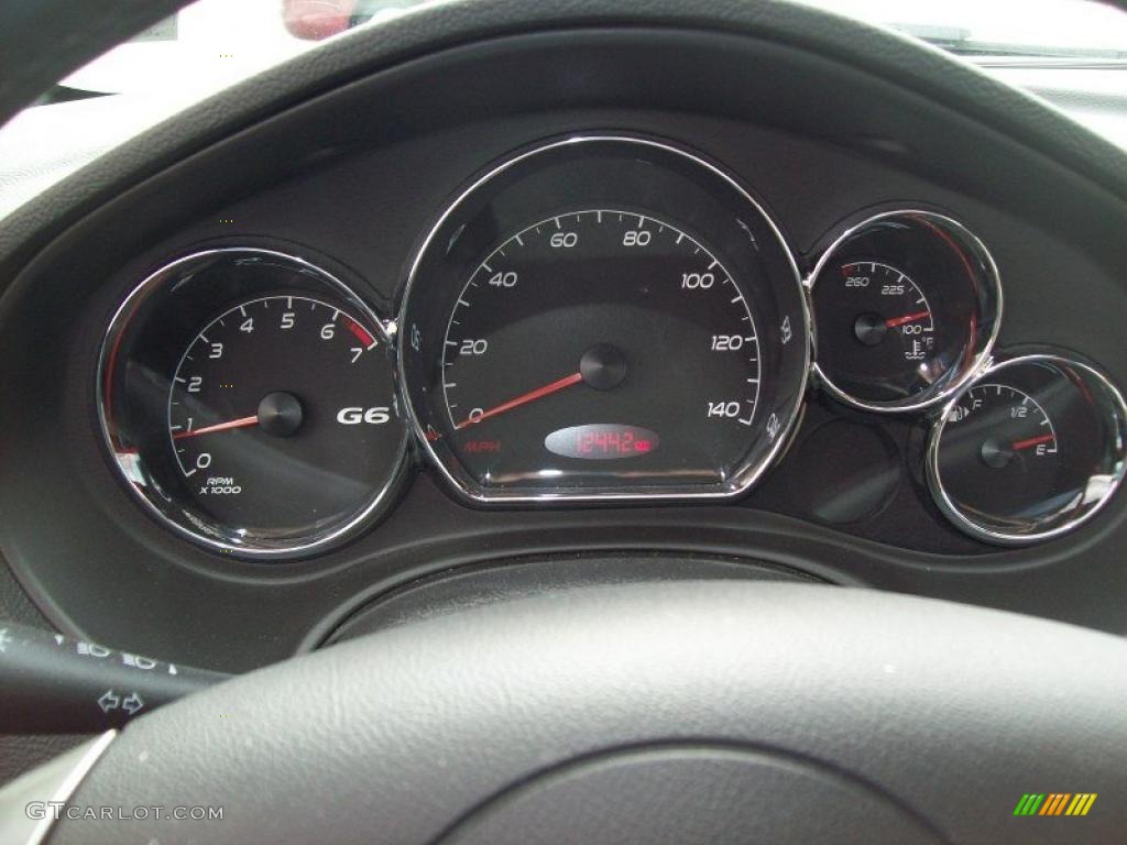2008 Pontiac G6 GT Convertible Gauges Photos
