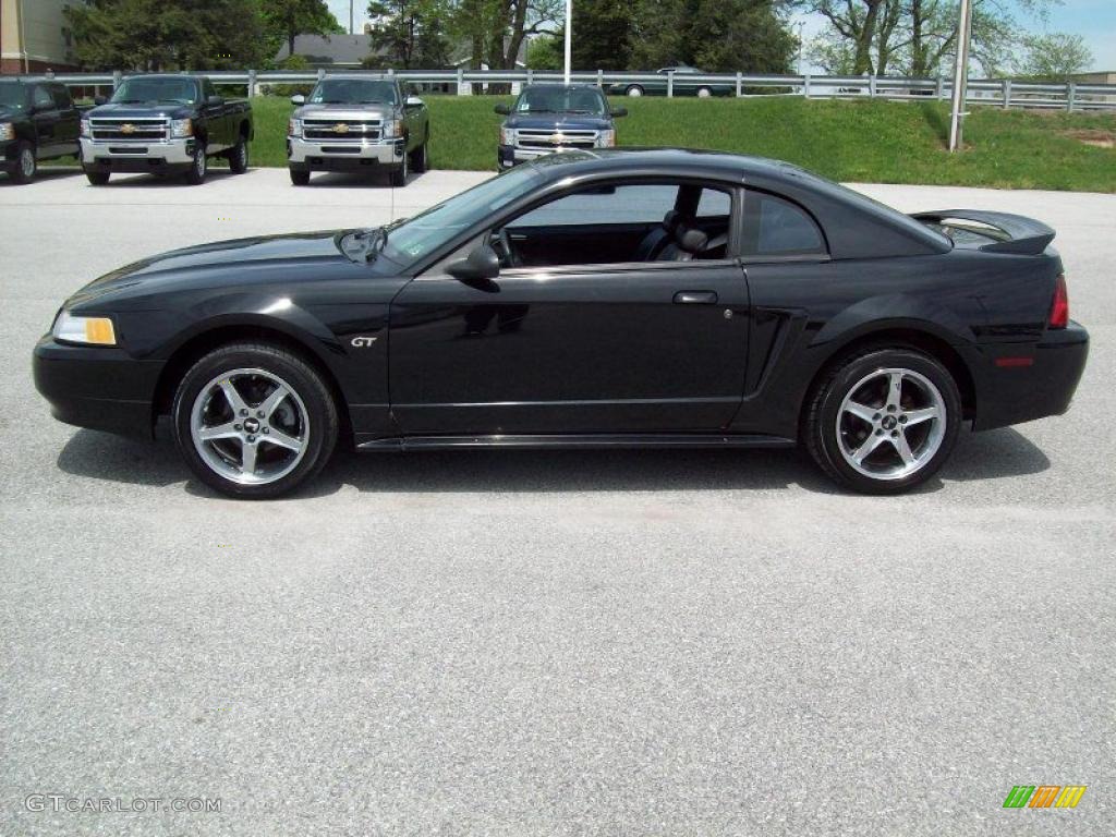 2000 Mustang GT Coupe - Black / Dark Charcoal photo #12