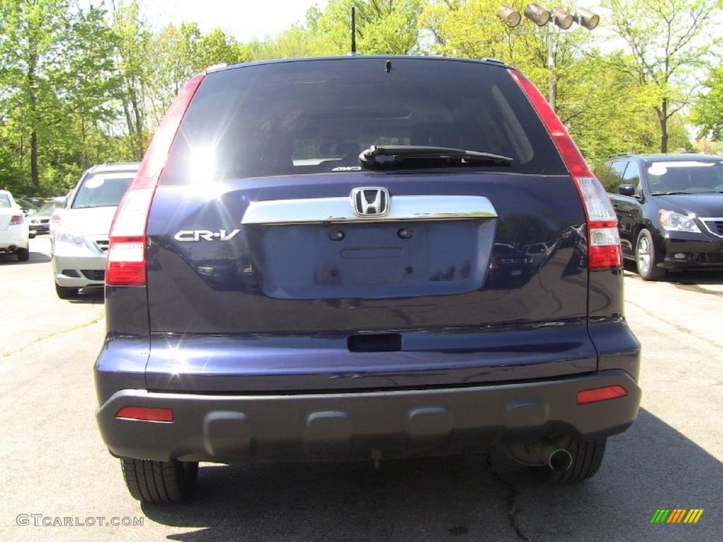 2007 CR-V EX-L 4WD - Royal Blue Pearl / Black photo #9