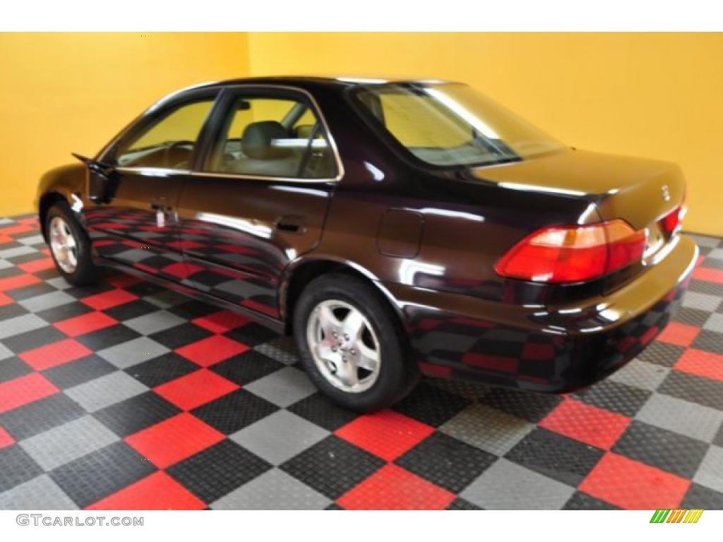 1998 Accord EX V6 Sedan - Black Currant Pearl / Ivory photo #3
