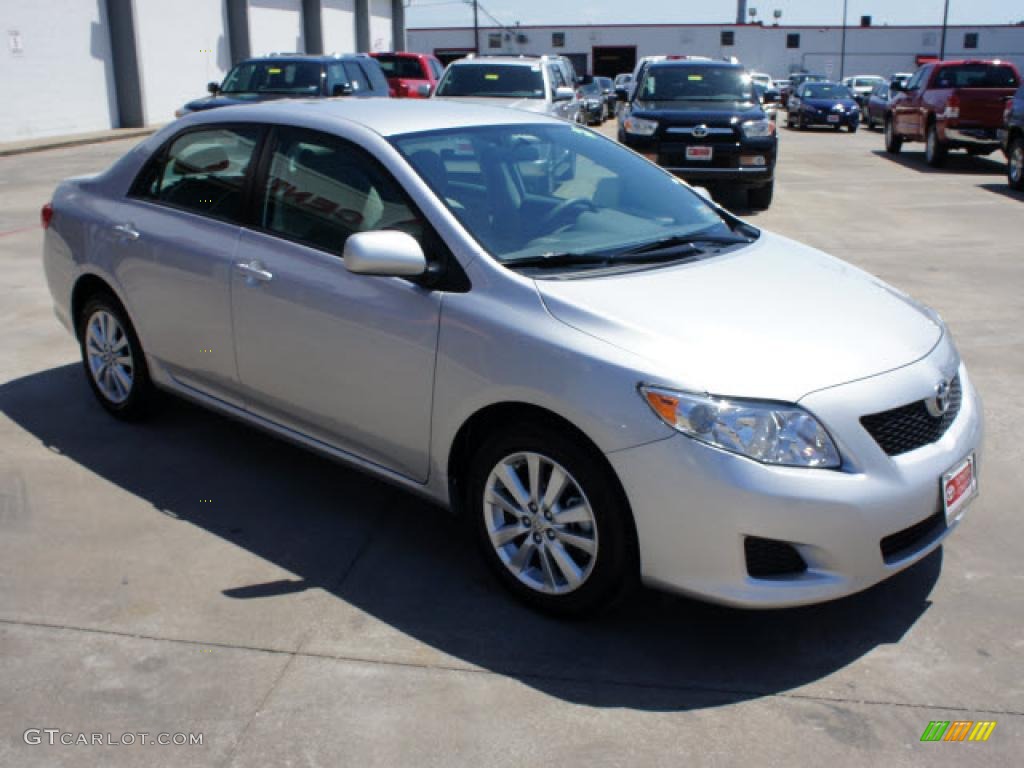 2010 Corolla XLE - Classic Silver Metallic / Ash photo #6