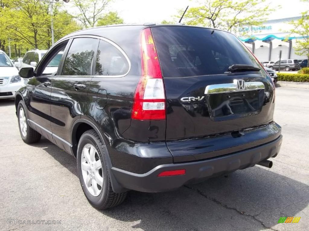 2008 CR-V EX 4WD - Royal Blue Pearl / Black photo #10