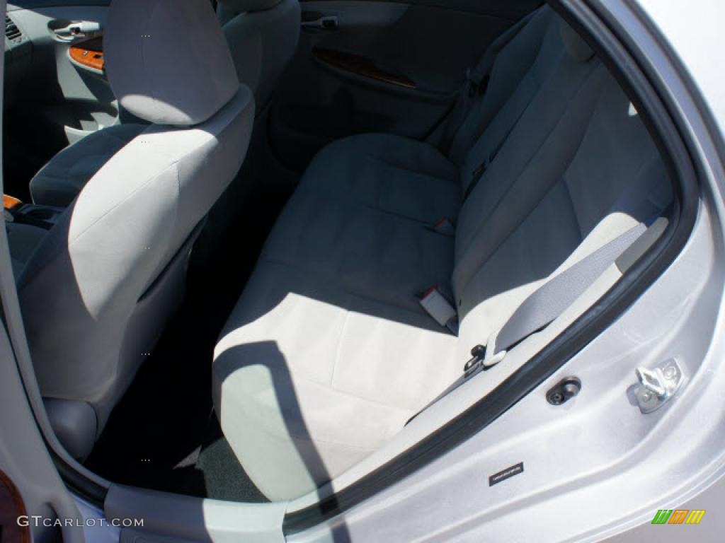 2010 Corolla XLE - Classic Silver Metallic / Ash photo #8
