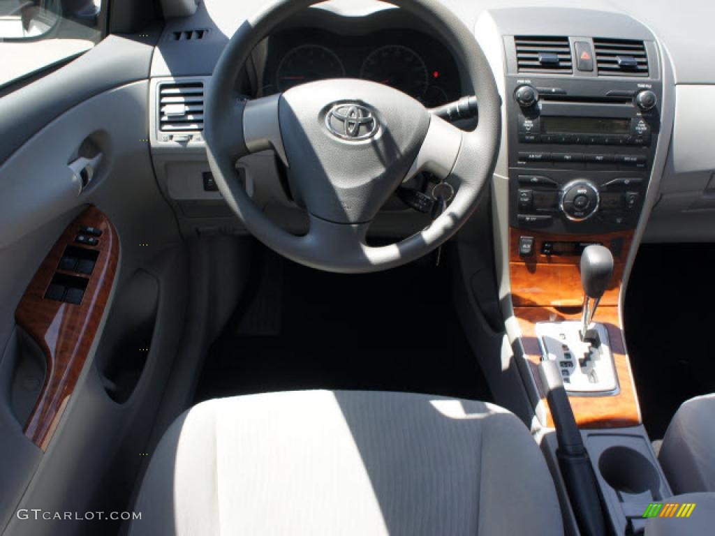 2010 Corolla XLE - Classic Silver Metallic / Ash photo #9