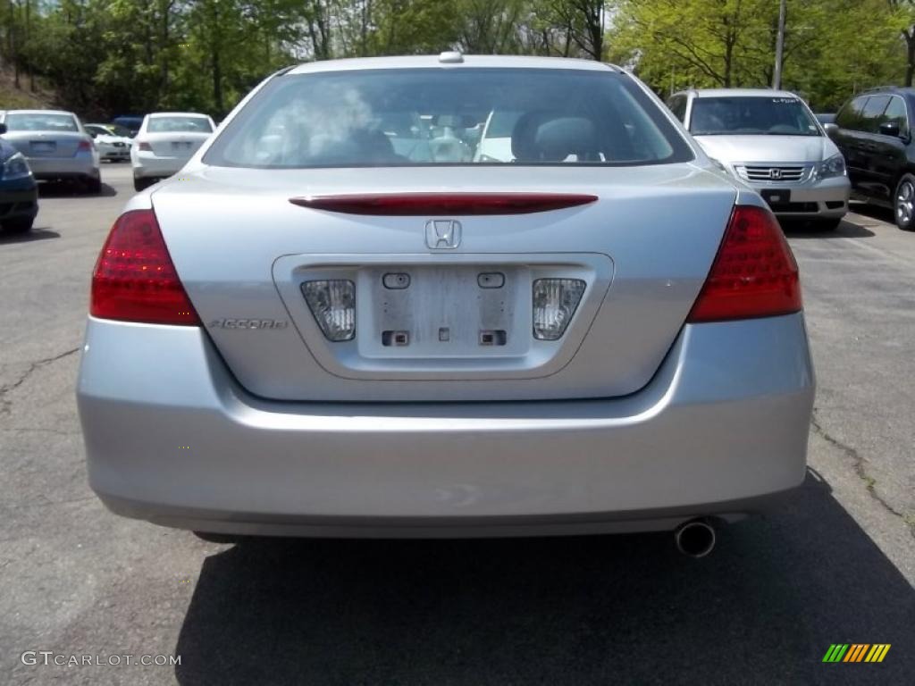 2007 Accord EX-L Sedan - Alabaster Silver Metallic / Gray photo #9