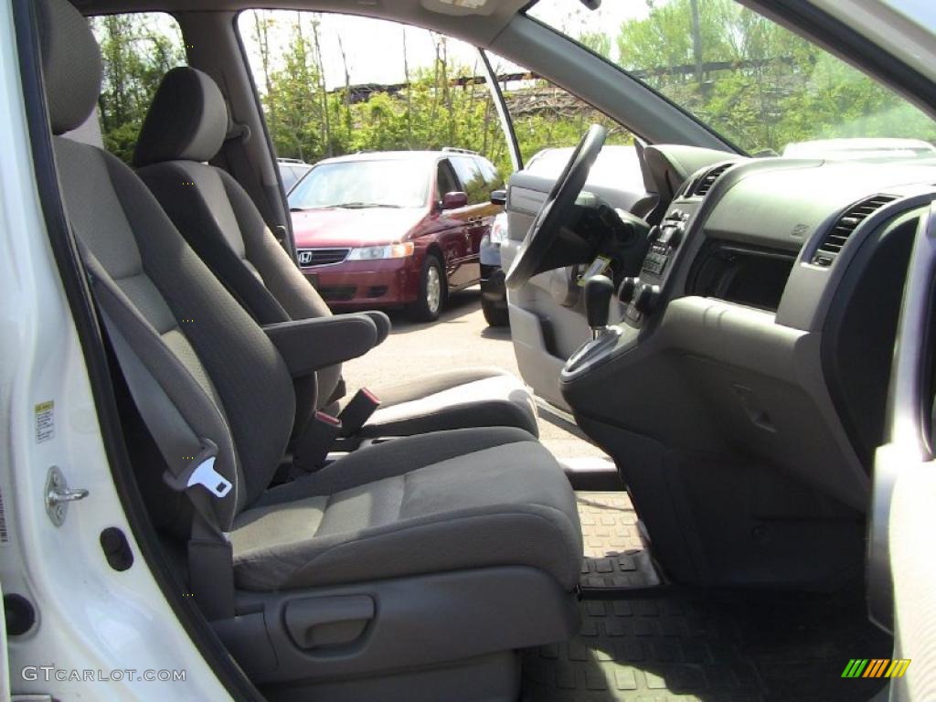 2009 CR-V EX 4WD - Taffeta White / Gray photo #17