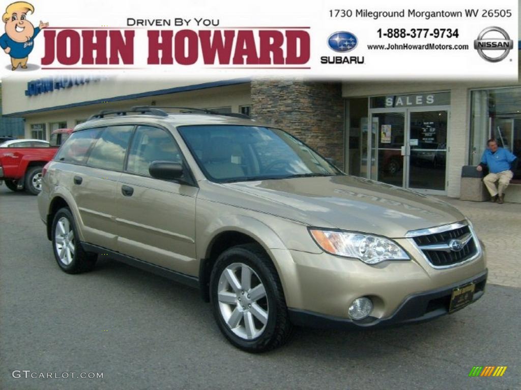 2009 Outback 2.5i Special Edition Wagon - Harvest Gold Metallic / Warm Ivory photo #1