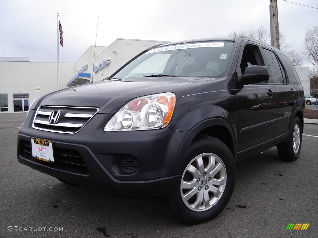2005 CR-V EX 4WD - Nighthawk Black Pearl / Black photo #1
