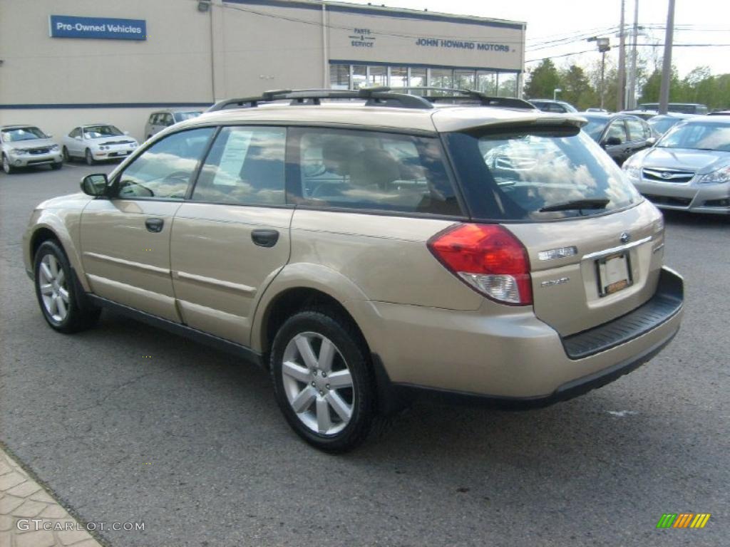 2009 Outback 2.5i Special Edition Wagon - Harvest Gold Metallic / Warm Ivory photo #9