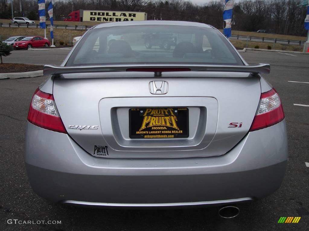 2006 Civic Si Coupe - Alabaster Silver Metallic / Black photo #4
