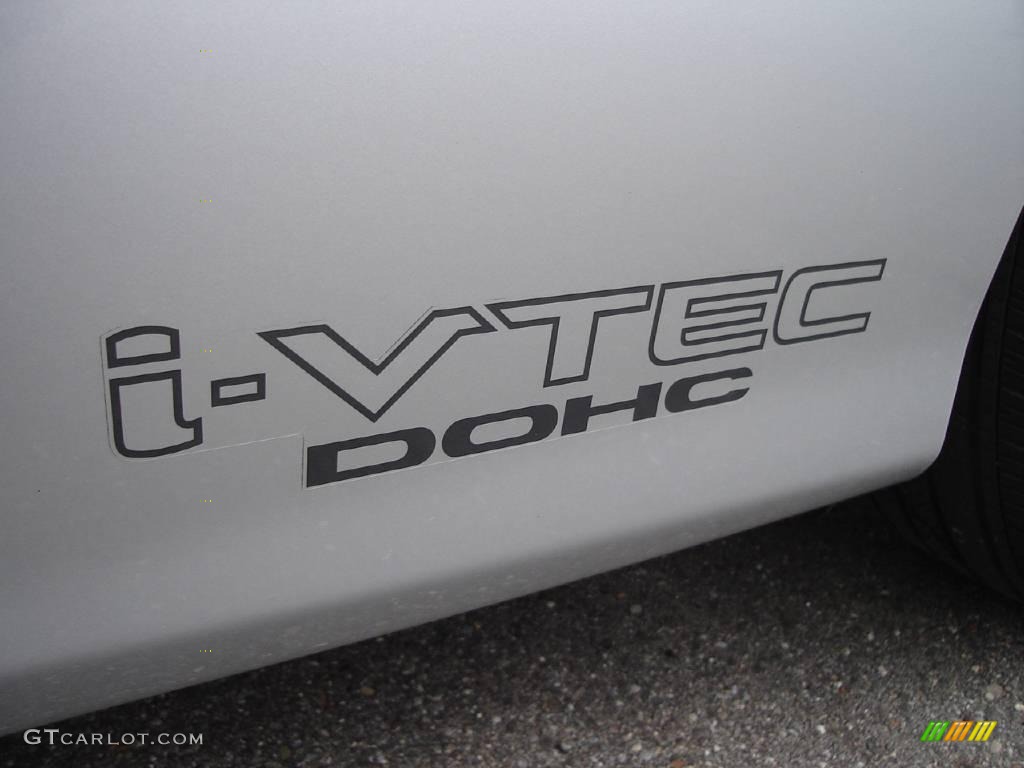 2006 Civic Si Coupe - Alabaster Silver Metallic / Black photo #11