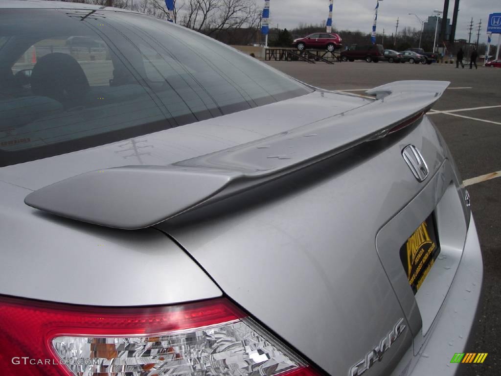 2006 Civic Si Coupe - Alabaster Silver Metallic / Black photo #12