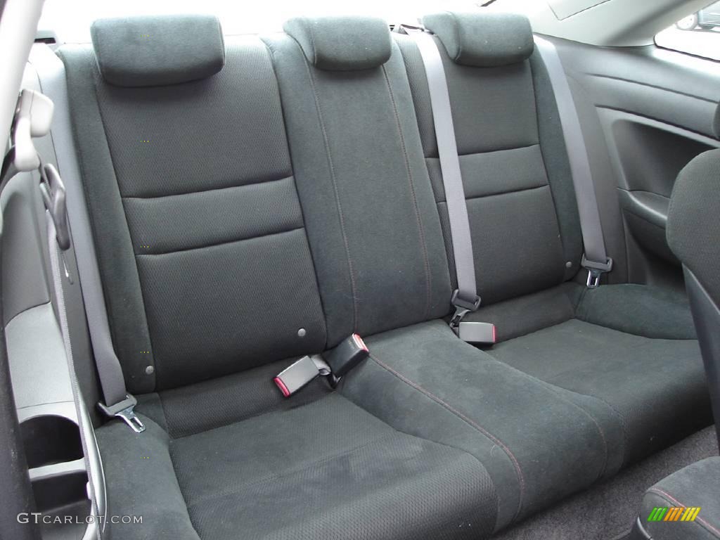 2006 Civic Si Coupe - Alabaster Silver Metallic / Black photo #17
