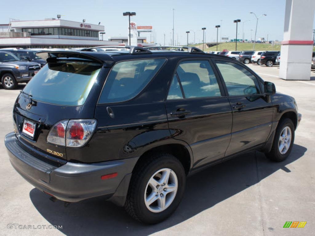 2001 RX 300 AWD - Black Onyx / Black photo #4