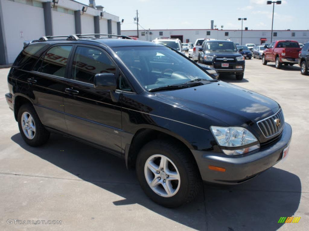 2001 RX 300 AWD - Black Onyx / Black photo #6