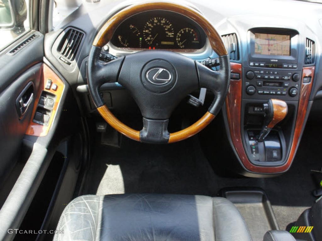 2001 RX 300 AWD - Black Onyx / Black photo #9