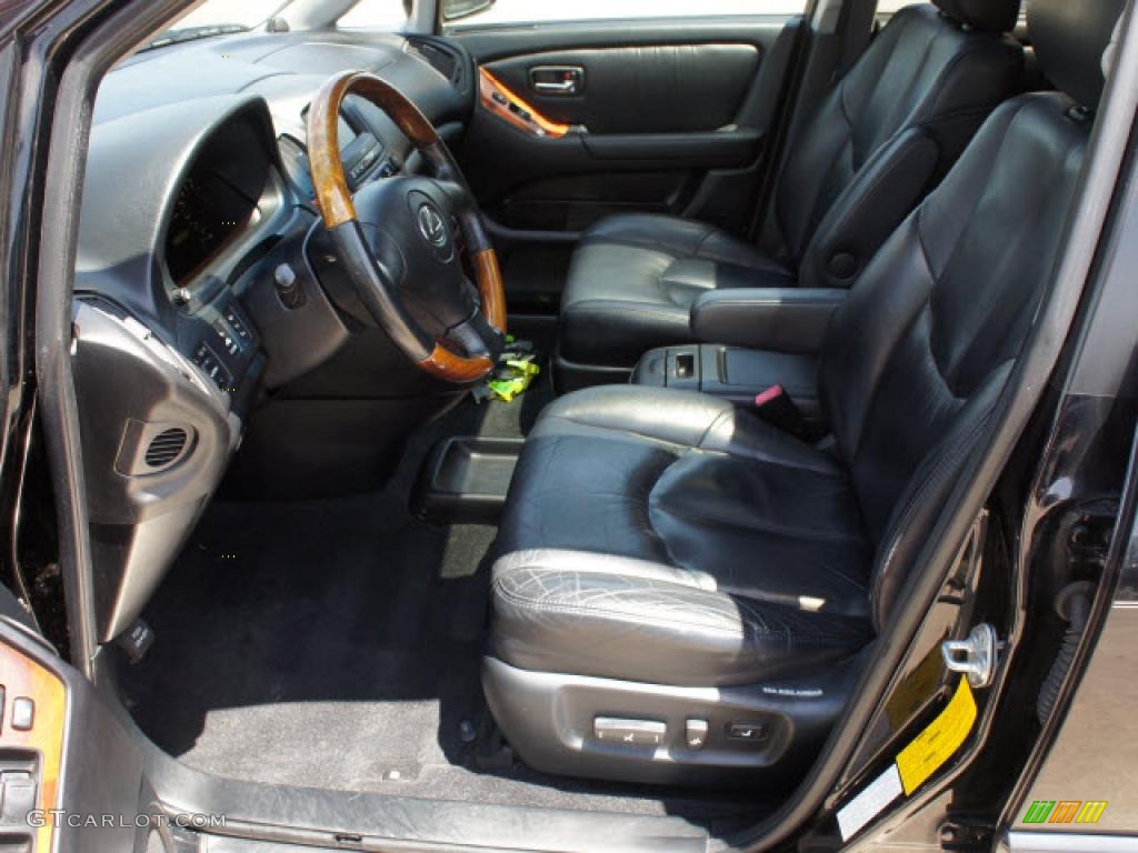 2001 RX 300 AWD - Black Onyx / Black photo #10