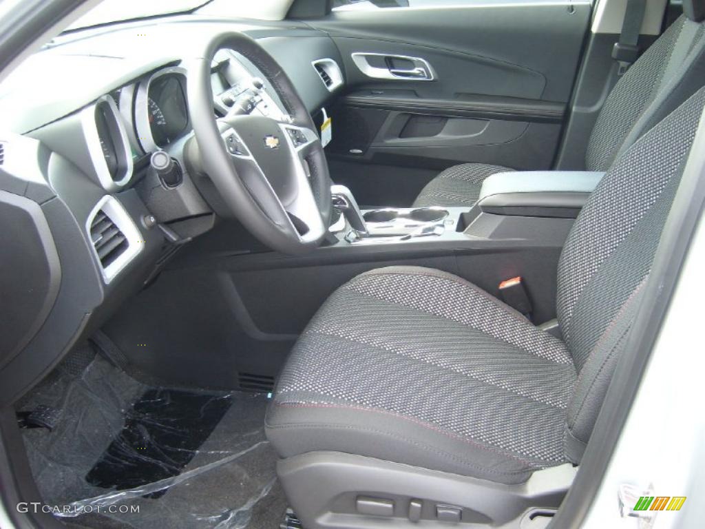 Jet Black Interior 2011 Chevrolet Equinox LT Photo #49086474