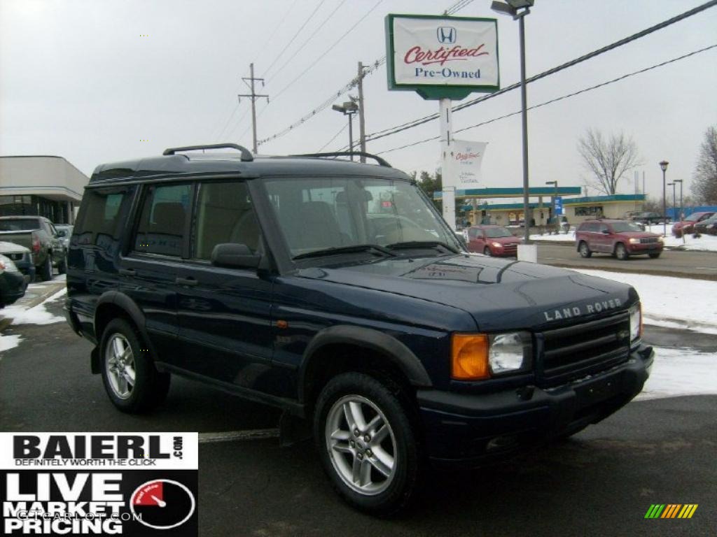 2002 Discovery II SE7 - Oslo Blue Metallic / Bahama Beige photo #1