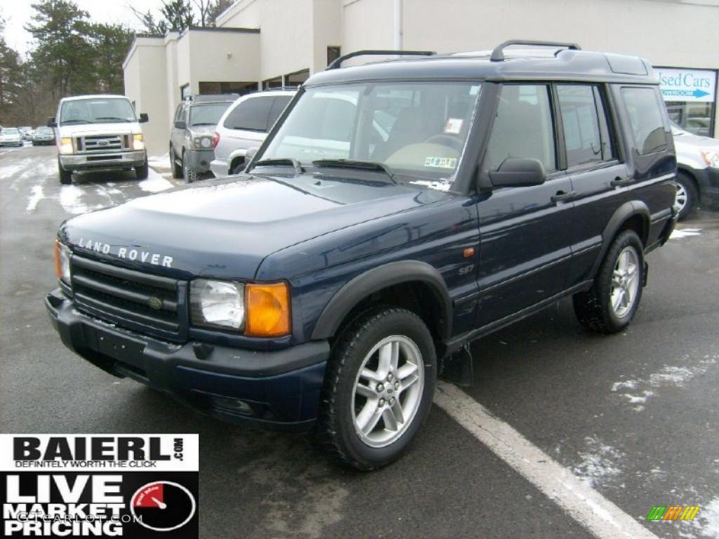 2002 Discovery II SE7 - Oslo Blue Metallic / Bahama Beige photo #3