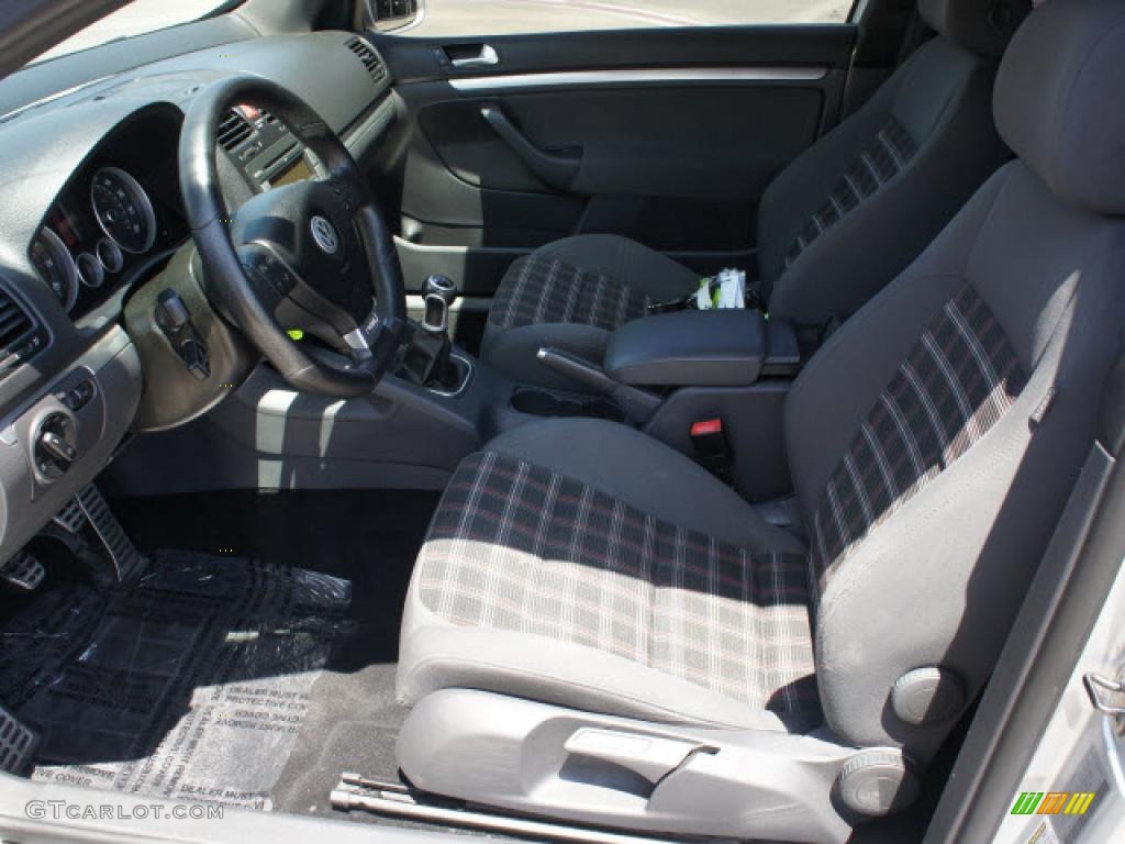 Interlagos Plaid Cloth Interior 2007 Volkswagen GTI 2 Door Photo #49087506