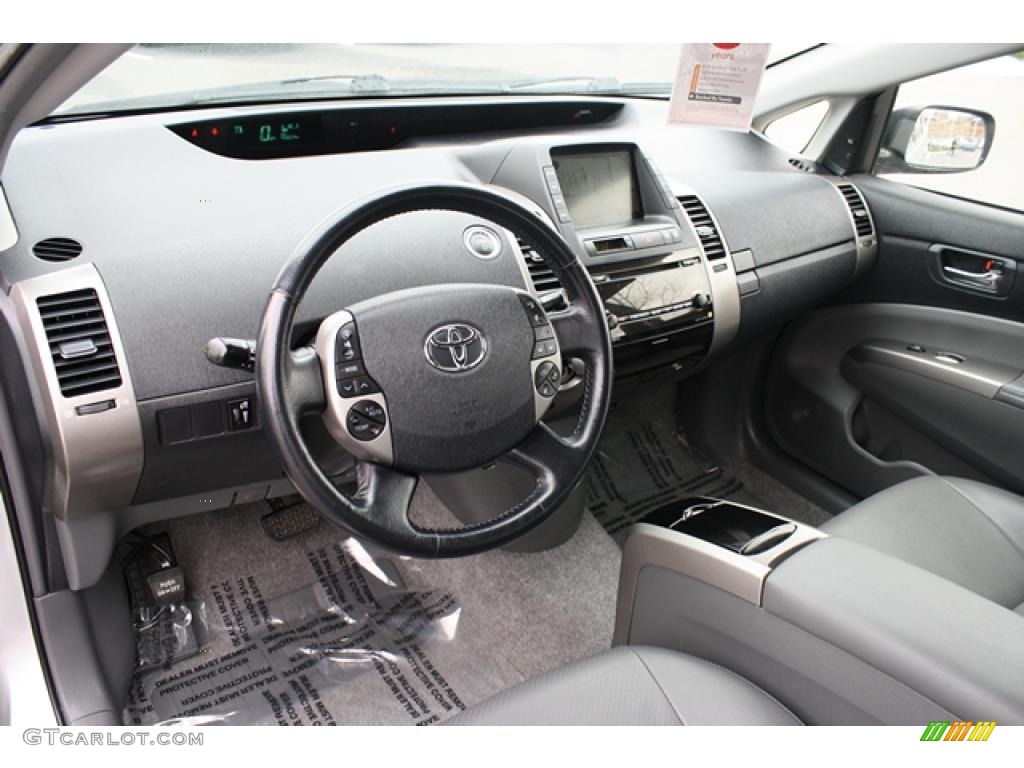 Gray Interior 2008 Toyota Prius Hybrid Touring Photo #49087869