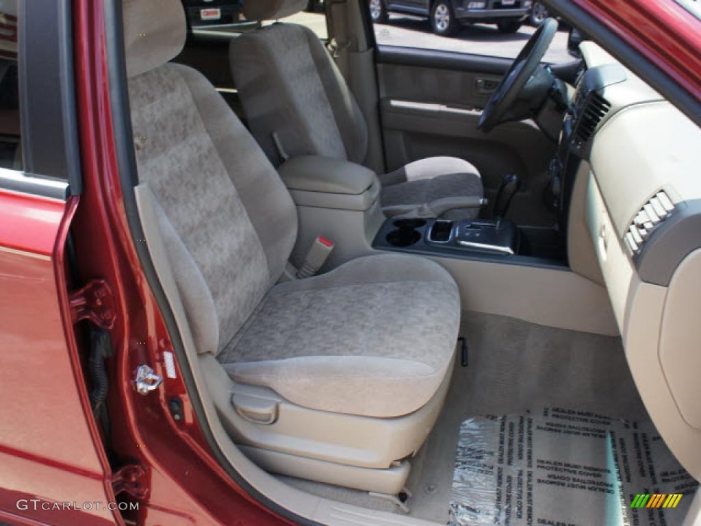 Beige Interior 2008 Kia Sorento LX Photo #49088055
