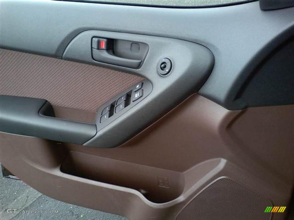 2011 Kia Forte EX Coffee Door Panel Photo #49088661