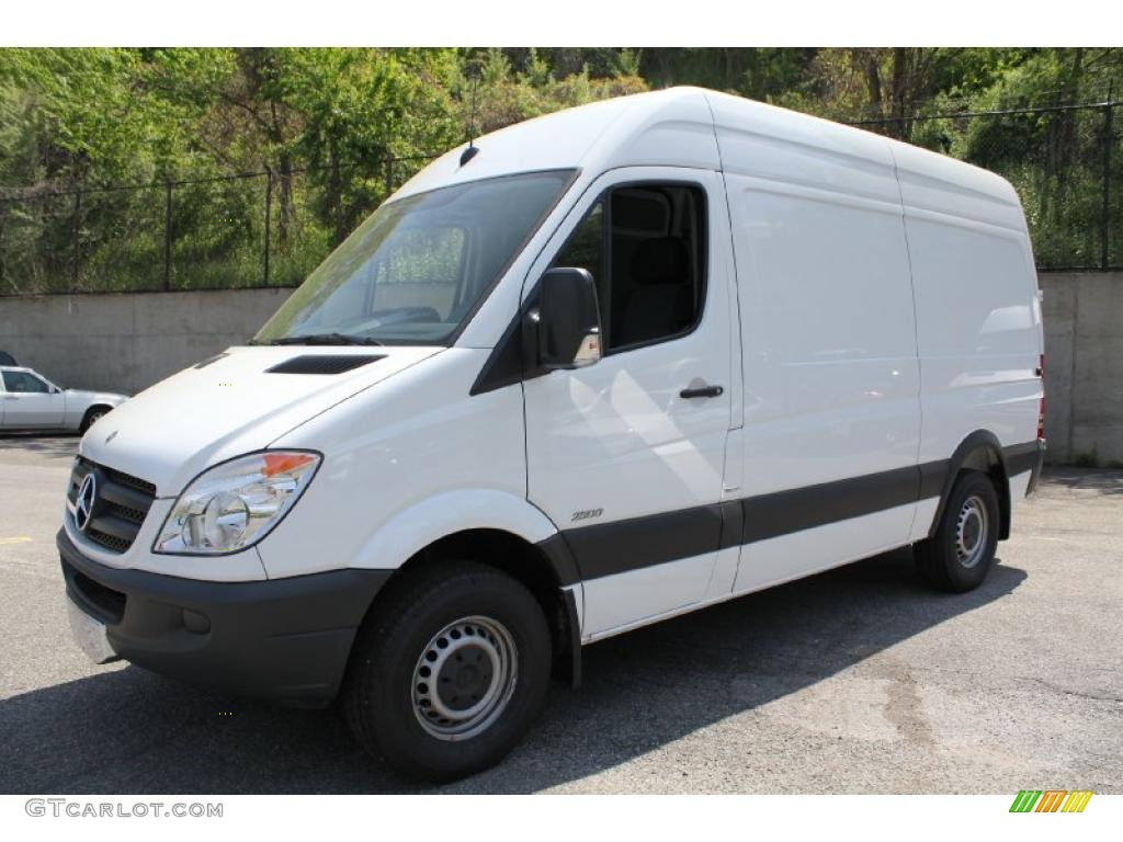 Arctic White 2011 Mercedes-Benz Sprinter 2500 High Roof Cargo Van Exterior Photo #49089060