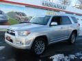 2010 Classic Silver Metallic Toyota 4Runner Limited 4x4  photo #3