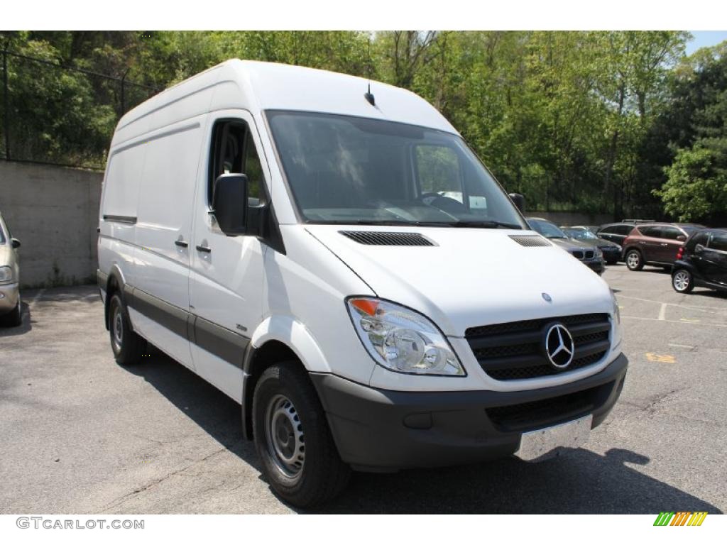 Arctic White 2011 Mercedes-Benz Sprinter 2500 High Roof Cargo Van Exterior Photo #49089126