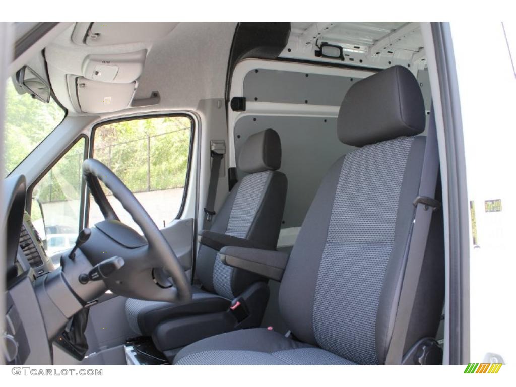 Black Interior 2011 Mercedes-Benz Sprinter 2500 High Roof Cargo Van Photo #49089152