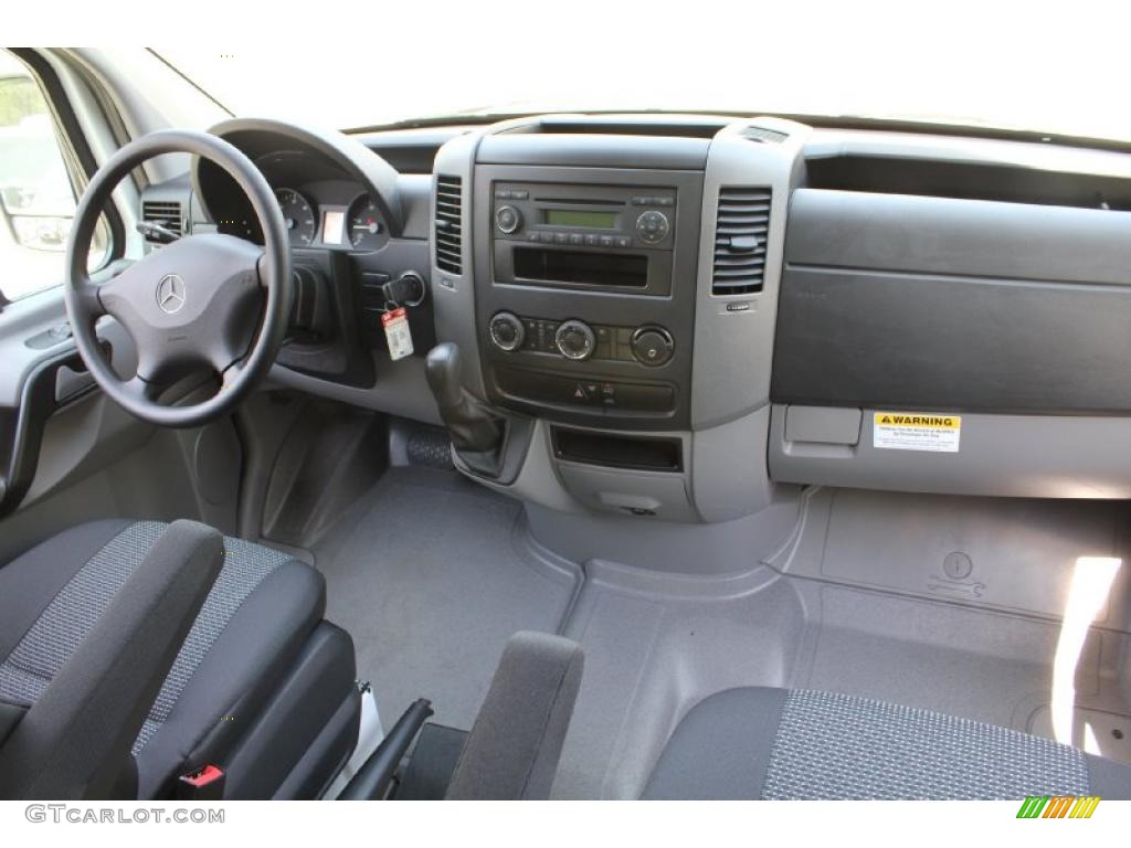 2011 Mercedes-Benz Sprinter 2500 High Roof Cargo Van Black Dashboard Photo #49089171