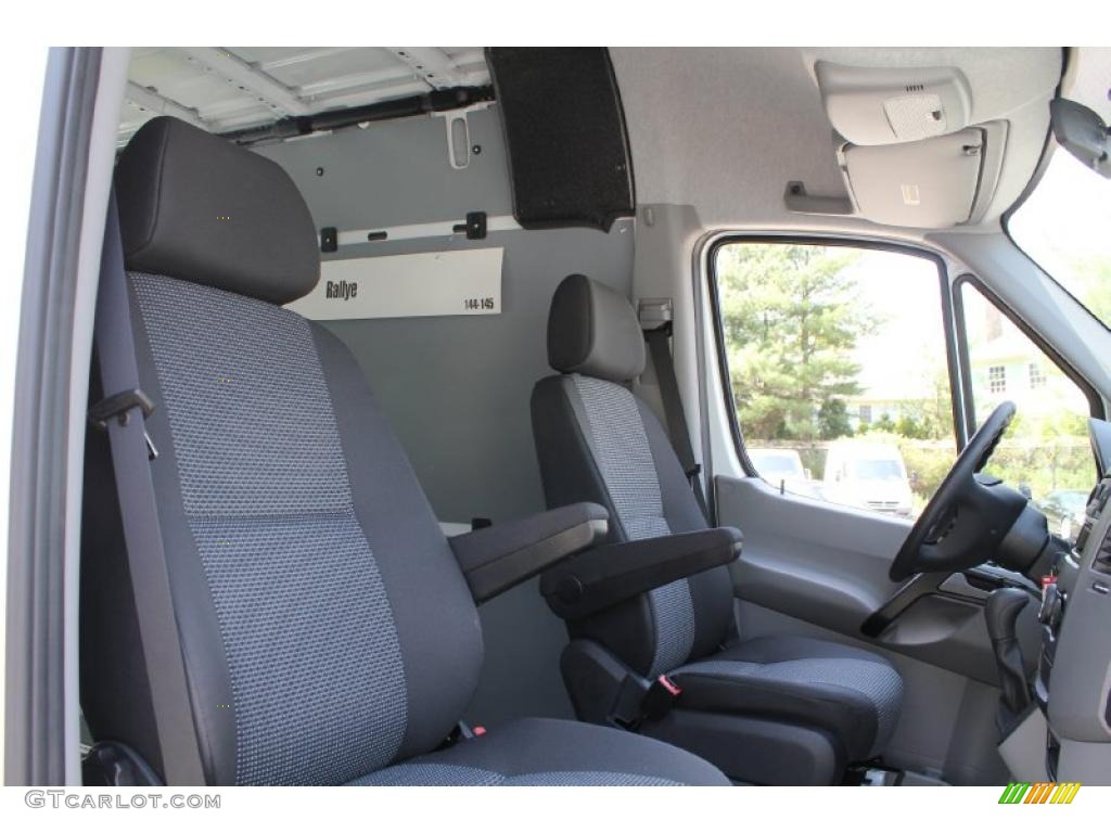 Black Interior 2011 Mercedes-Benz Sprinter 2500 High Roof Cargo Van Photo #49089183
