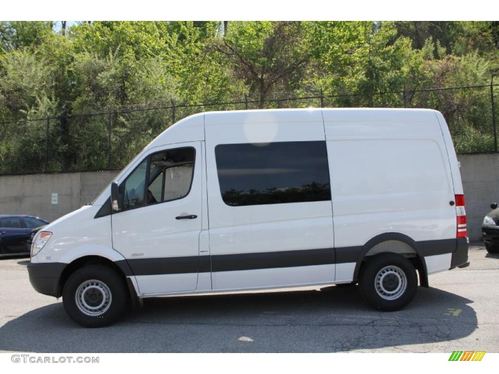 Arctic White 2011 Mercedes-Benz Sprinter 2500 High Roof Cargo Van Exterior Photo #49089255