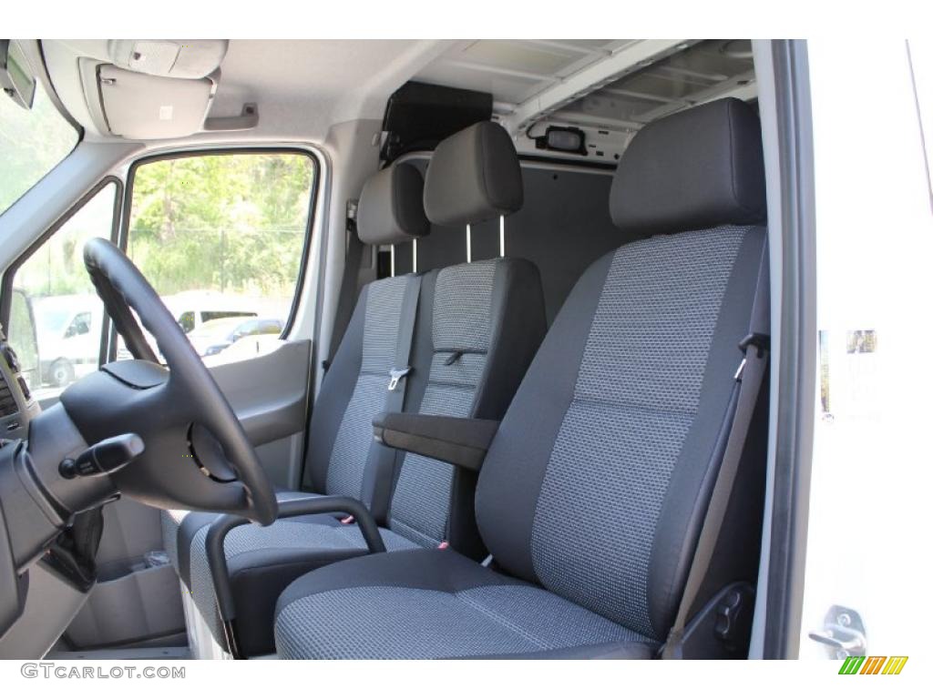 Black Interior 2011 Mercedes-Benz Sprinter 2500 Cargo Van Photo #49089528