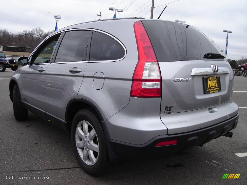 2007 CR-V EX-L 4WD - Whistler Silver Metallic / Black photo #3