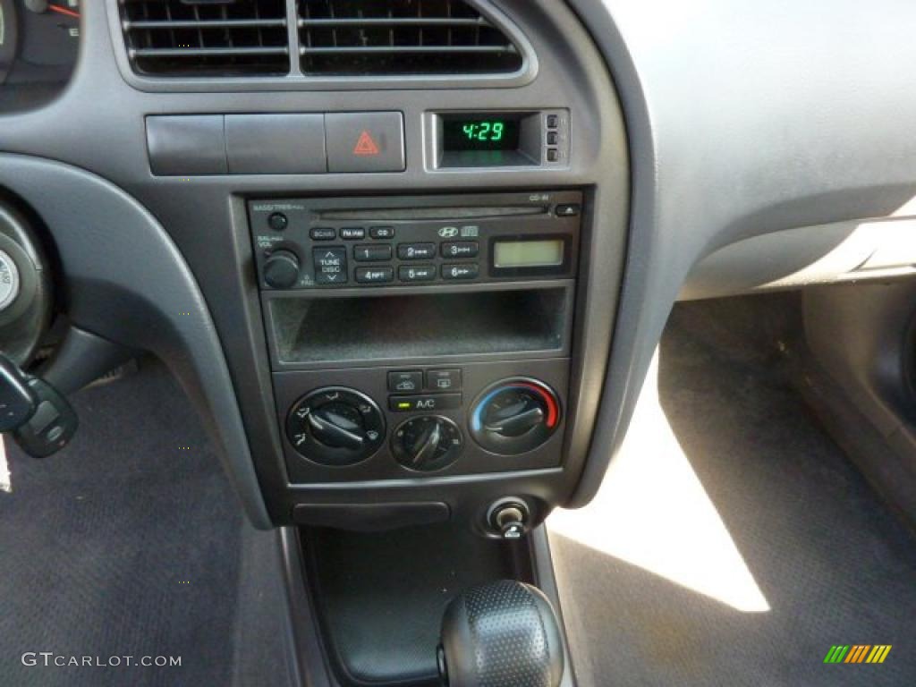 2002 Elantra GLS Sedan - Silver Pewter / Gray photo #13
